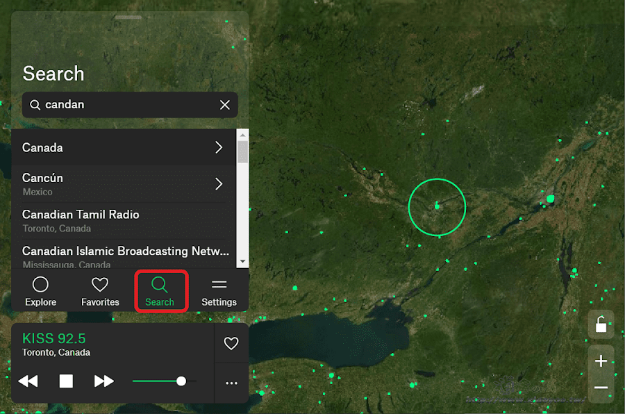 Radio Garden 線上收聽全世界廣播