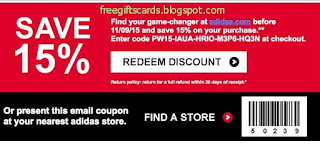 Free Printable Adidas Coupons