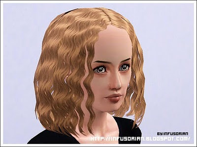 sims 3 curly hair male