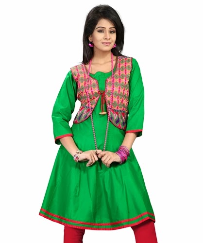 Latest Kurti Designs for Girls 2015 - glamourtalkz.blogspot.com