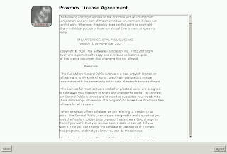 Proxmox license agreement
