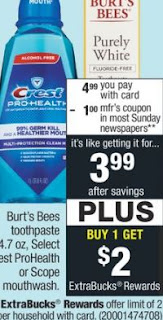 Select Crest ProHealth or Scope mouthwash  