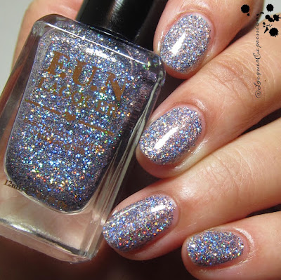 swatch of The Art of Sparkle (H) nail polish by F.U.N. Lacquer