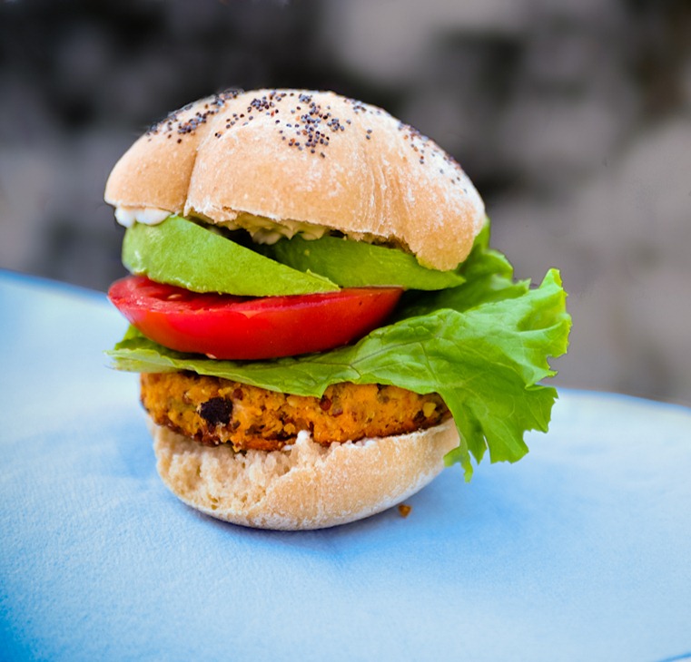 sweet potato burger