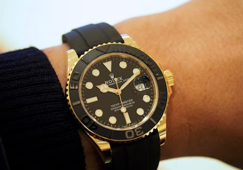 The New Replica Rolex Yacht-Master 42 Matte Bezel 18K Yellow Gold 226658 Watch 1