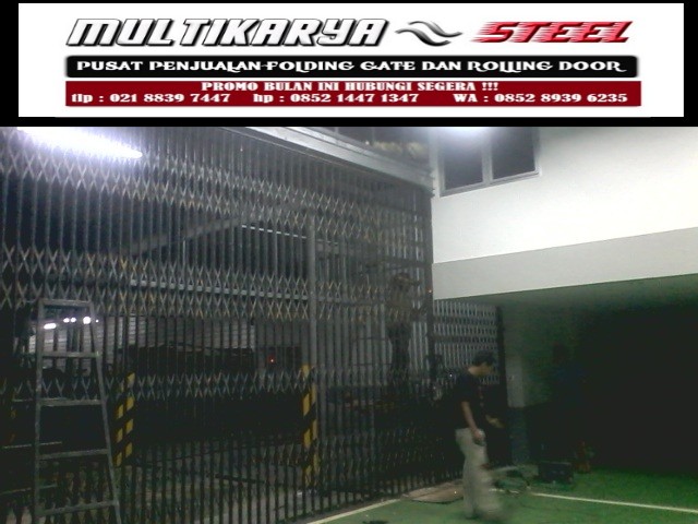 Daftar harga baru folding gate dan pintu  harmonika  bekasi 