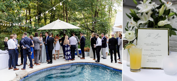 Backyard Summer Wedding in Edgewater, MD photographed by Maryland Wedding Photographer Heather Ryan Photography