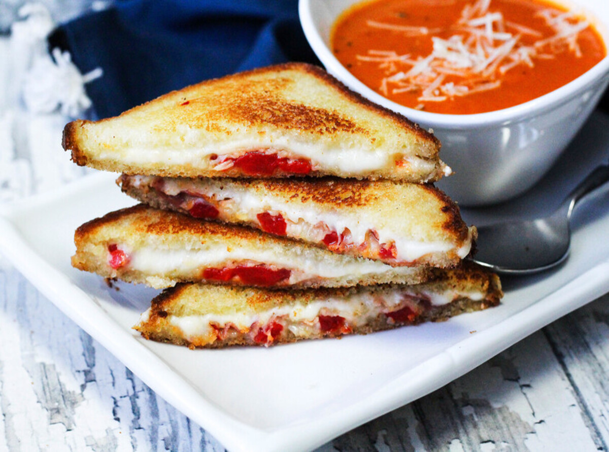 Mini Italian Grilled Cheese Sandwiches