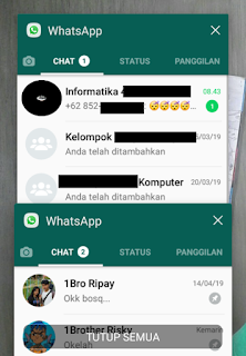  2 WhatsApp dalam 1 hp