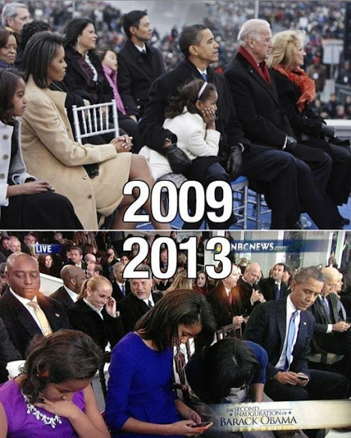 presidant Barack Obama Family Technology Evolution