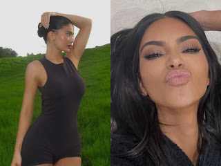 Kylie Jenner Calls Out sister Kim for not getting SKIMS PR Box while flaunts her Envious Curves Posing in Tiny Bodysuit