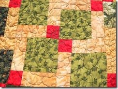 Quiltmuster aus der Nähe