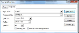 Cara Mencari dan Mengganti Data di Microsft Access