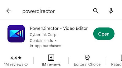 powerdirector video banane ka app