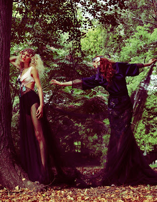 women in nature, top fashion photographer nyc, fashion shoot witchcraft