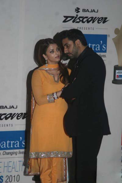 Abhishek Bachchan and Aishwarya Rai Bachchan at Dr Batras Health Awards  Photos release images