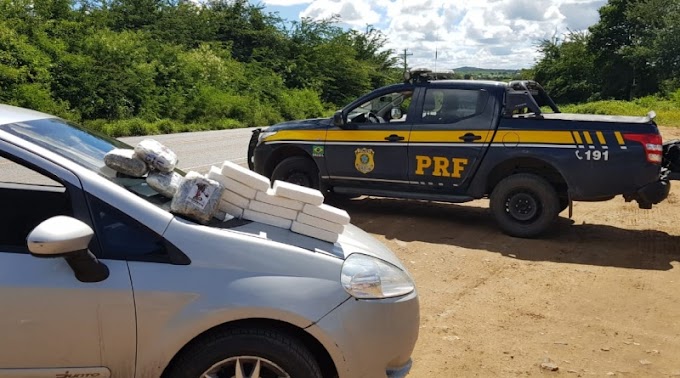 PRF apreende em Euclides da Cunha(BA), cloridrato de cocaína e skunk e prende trio de traficantes