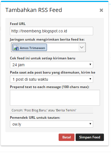 cara share otomatis postingan blog