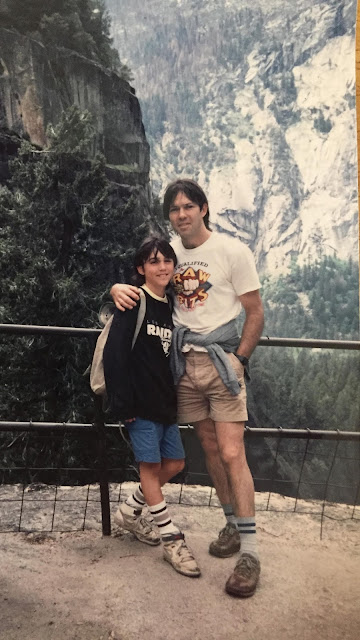 Me and Dad at Vernal Falls