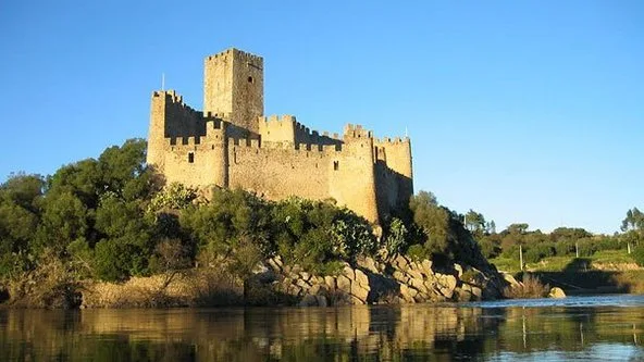 Almourol Castle Portugal Ribatejo Province Rio Tejo