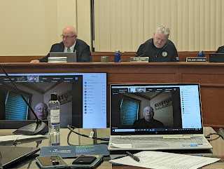 hybrid Town Council meeting early in March 2022