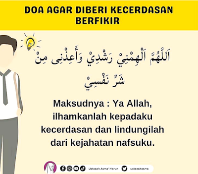 Doa Agar Diberikan Kecerdasan Berfikir