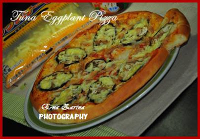 E-NA LOVELY KITCHEN ^_^: :-> Tuna Eggplant Pizza