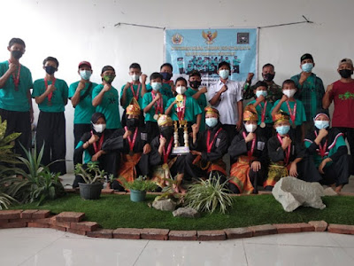 Atlet Pencak Silat Rayon PSHT Desa Pisangan Jaya Raih Juara  Umum  pada Krida Tanding