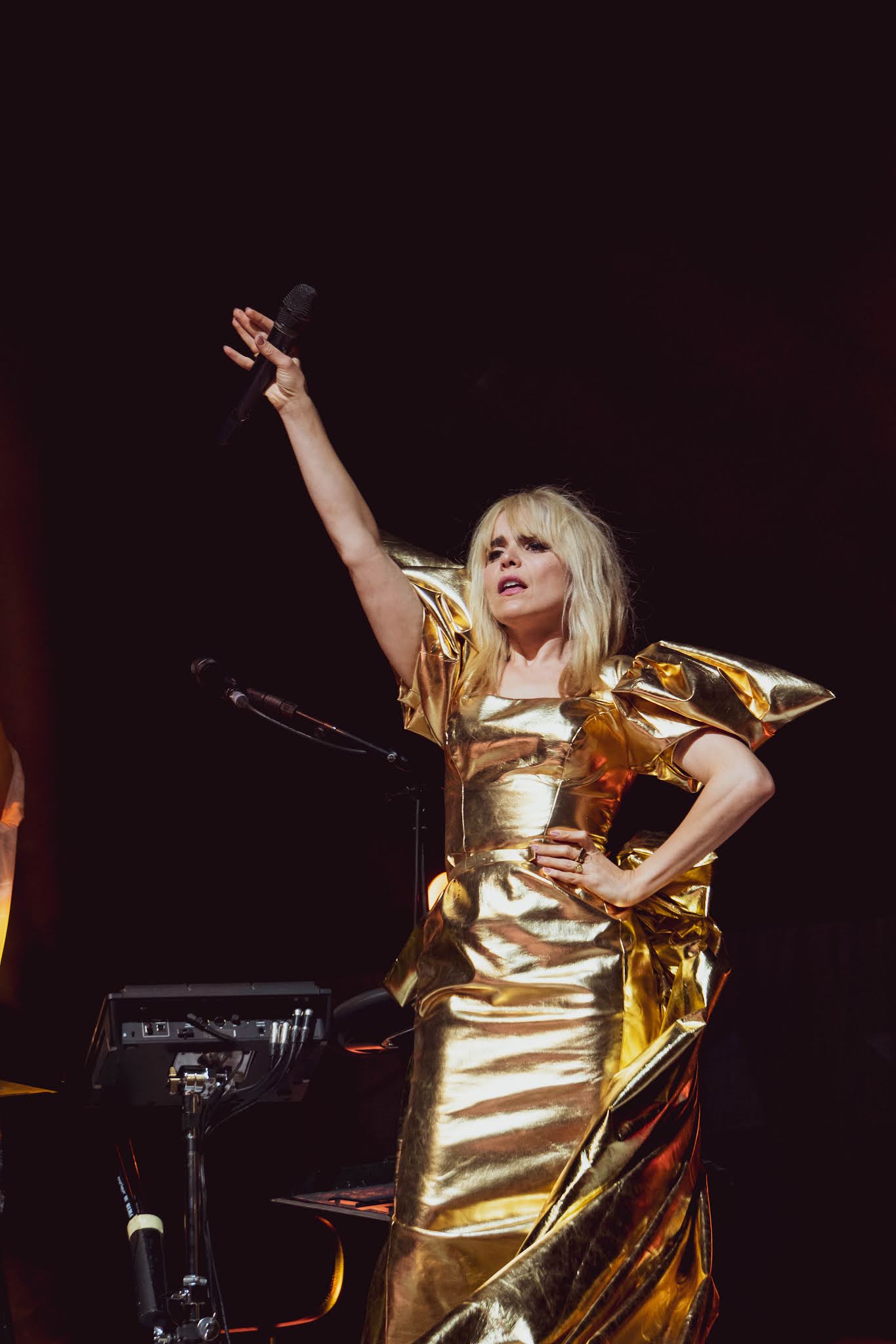 Paloma Faith performing at De Montfort Hall, Leicester