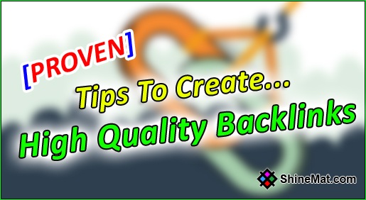 How to create high quality backlinks