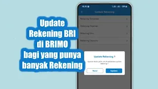 Cara Update Rekening BRI di BRIMO