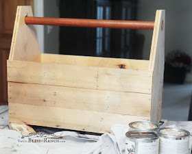 Wooden Paint Supply Tote Bliss-Ranch.com