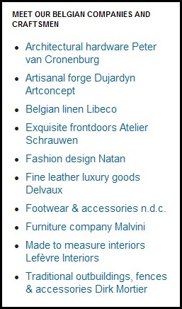 Belgian craftsmen
