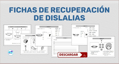 FICHAS DE RECUPERACIÓN DE DISLALIAS