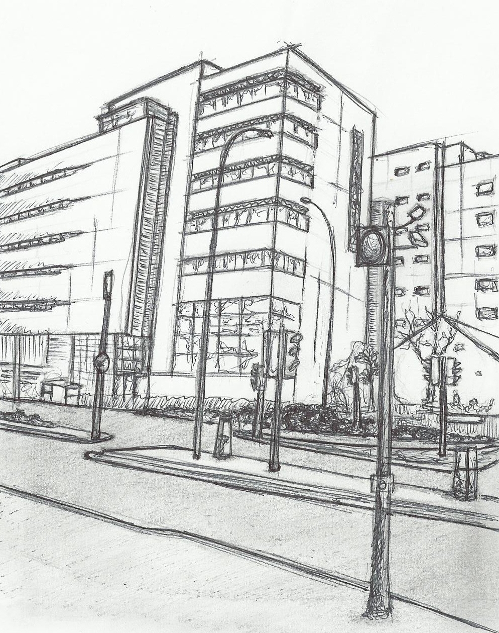 Manchester School of Architecture Portfolio Sketches