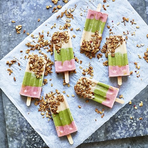 colourful fruit and veg lollies