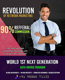 Revolution of network marketing| 90% Referral commission| World 1st next generation auto matrix program