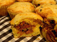Kernel Porker's Barbecued Pork-Stuffed Corn Muffins