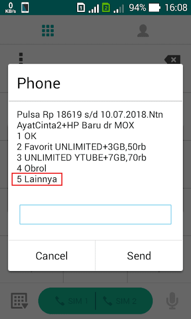 paketan indosat sudah tidak aktif, kamu akan dikenakan biaya standar