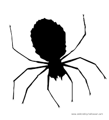 Free printable Spider halloween pumpkin carving pattern designs stencils