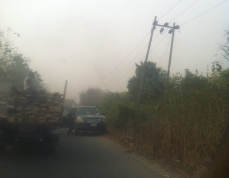 Photos of SUV Robbed on Ibadan Expressway, Occupants Missing