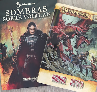 Libro de Sombras sobre Voirlán y Pathfinder Salvaje