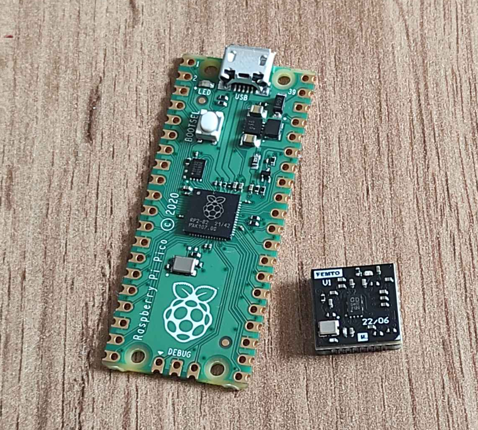 A full-featured Raspberry Pi RP2040 in the smallest footprint yet is Mirek Folejewski's Femto Module.