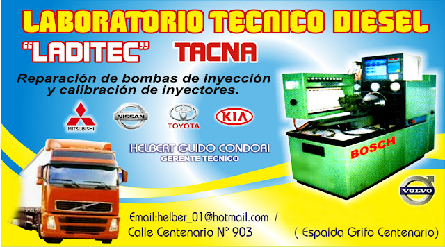 LABORATORIO TECNICO DIESEL LADITEC TACNA