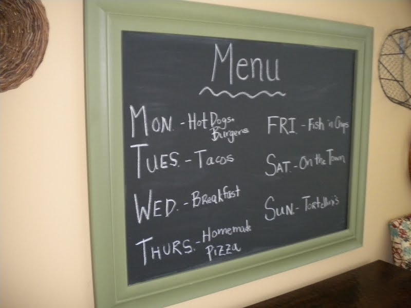 Sunshine on the Inside: Oil Drip Pan Chalkboards!