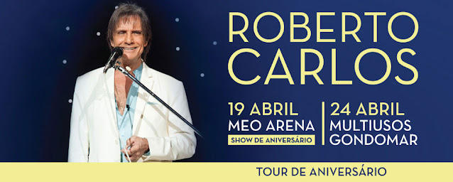 O Rei Roberto Carlos, que pela primeira vez celebra o seu aniversário em show, quer no Brasil, quer no exterior, pelos vistos quer prolongar os festejos da efeméride com os fãs portugueses.