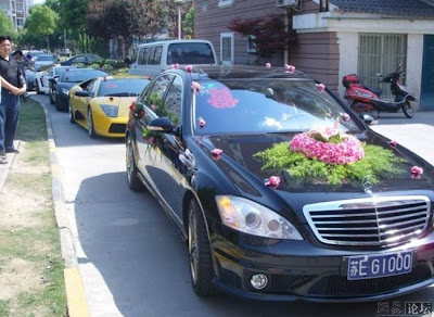 Luxury wedding motorcade in China Seen On www.coolpicturegallery.net