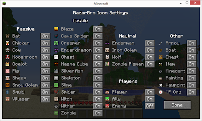 RadarBro Mod for Minecraft 1.6.2/1.5.2/1.5.1