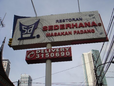 MAKAN2-JALAN2: Nasi Padang SEDERHANA @ Jakarta
