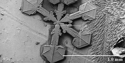 Snowflake magnified